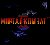 Mortal Kombat II Title Screen